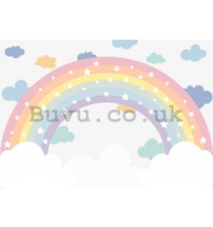 Wall mural vlies: Colorful Rainbow - 368x254 cm