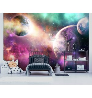 Wall mural vlies: Celestial bodies - 152,5x104 cm