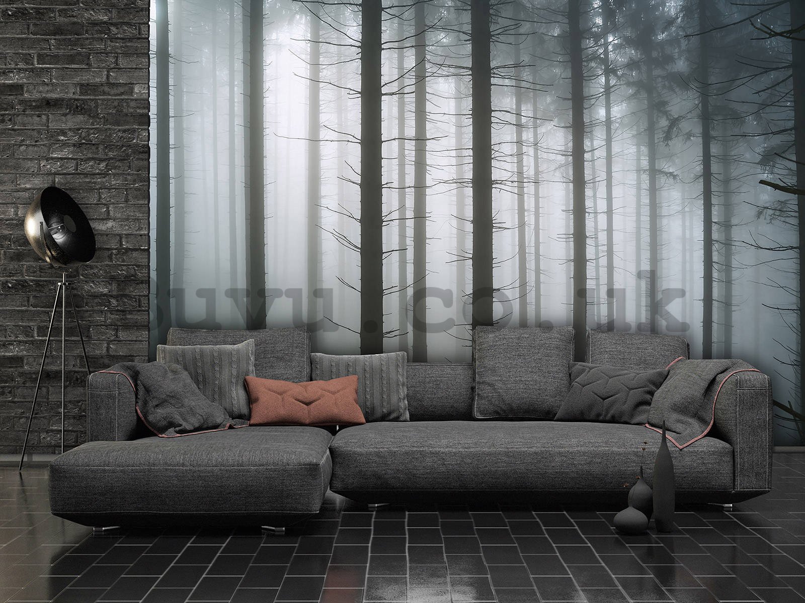 Wall mural vlies: Haunted Forest (1) - 416x254 cm