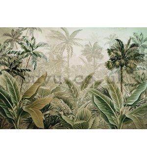 Wall mural vlies: Tropical vegetation - 416x254 cm