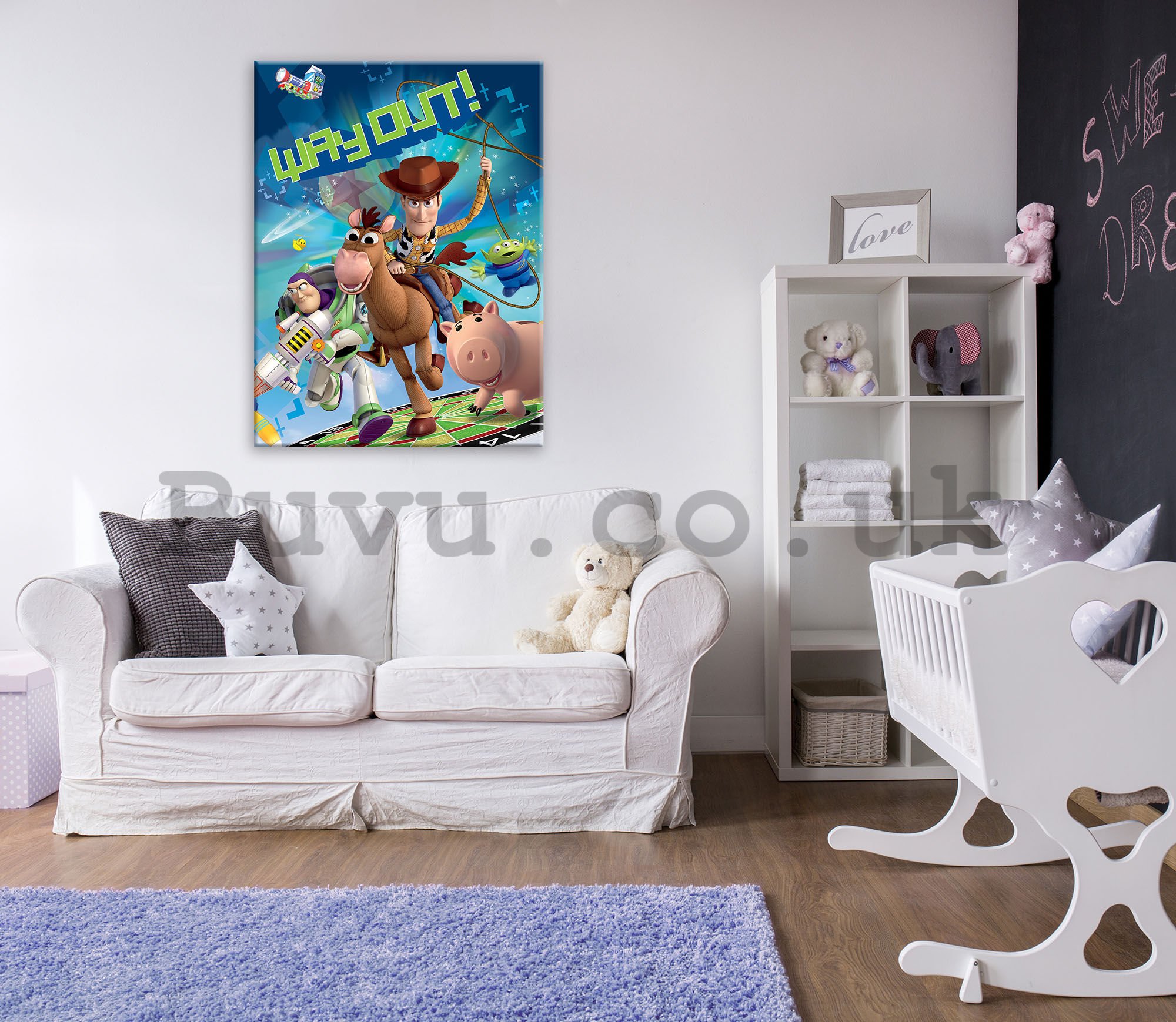 Painting on canvas: Toy Story (Way Out!) - 75x100 cm