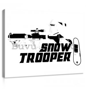 Painting on canvas: Star Wars Snow Trooper - 100x75 cm