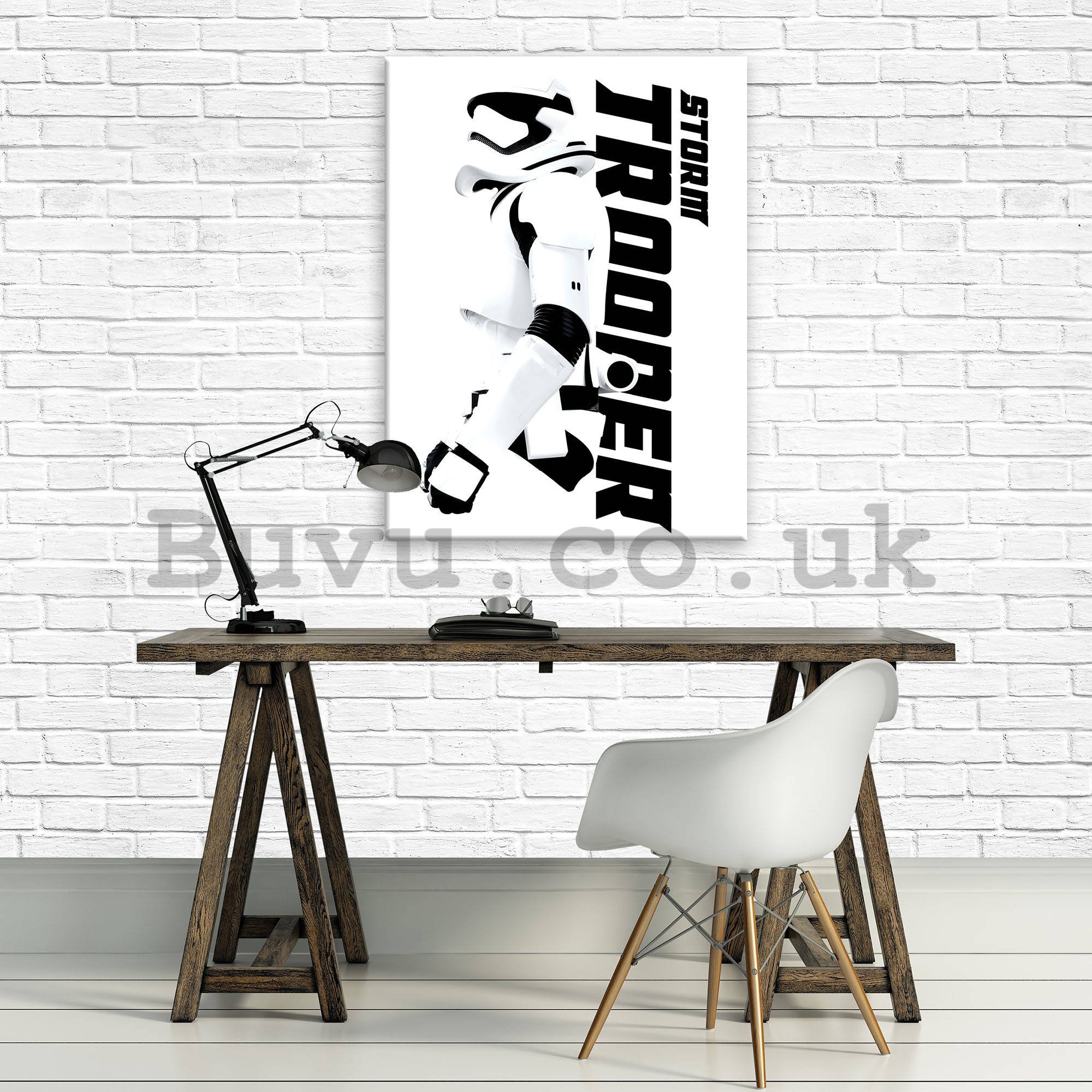 Painting on canvas: Star Wars Stormtrooper Poster - 100x75 cm