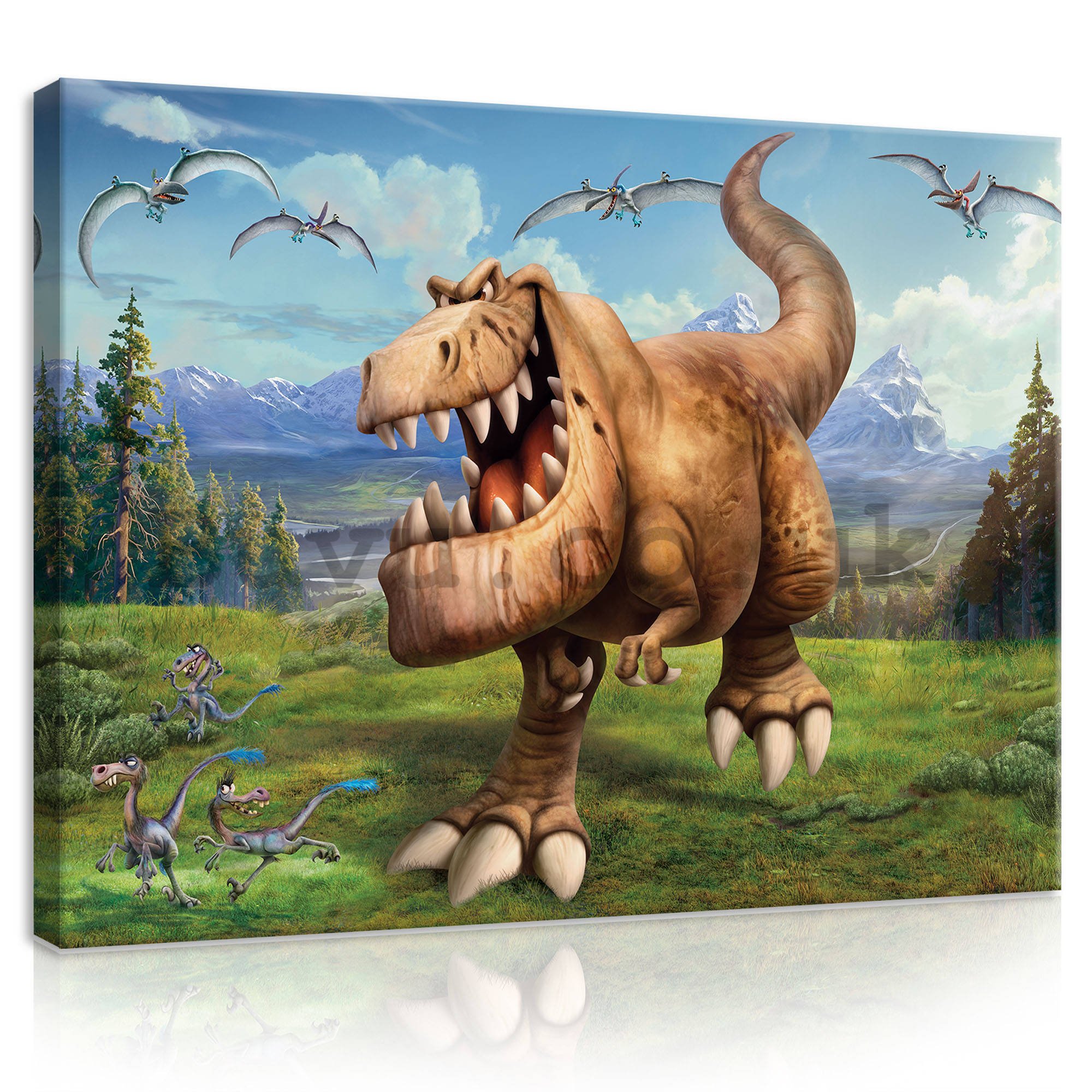 Painting on canvas: The Good Dinosaur Butch (5) - 100x75 cm