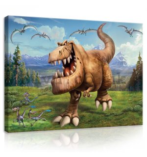 Painting on canvas: The Good Dinosaur Butch (5) - 100x75 cm