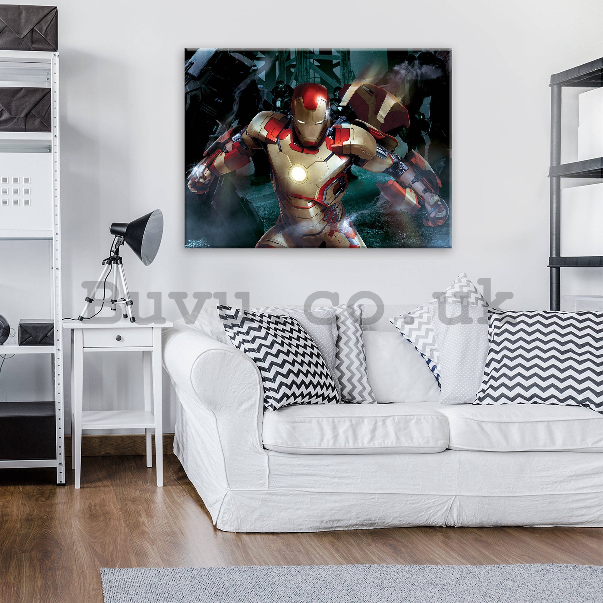 Painting on canvas: Iron Man (2) - 100x75 cm
