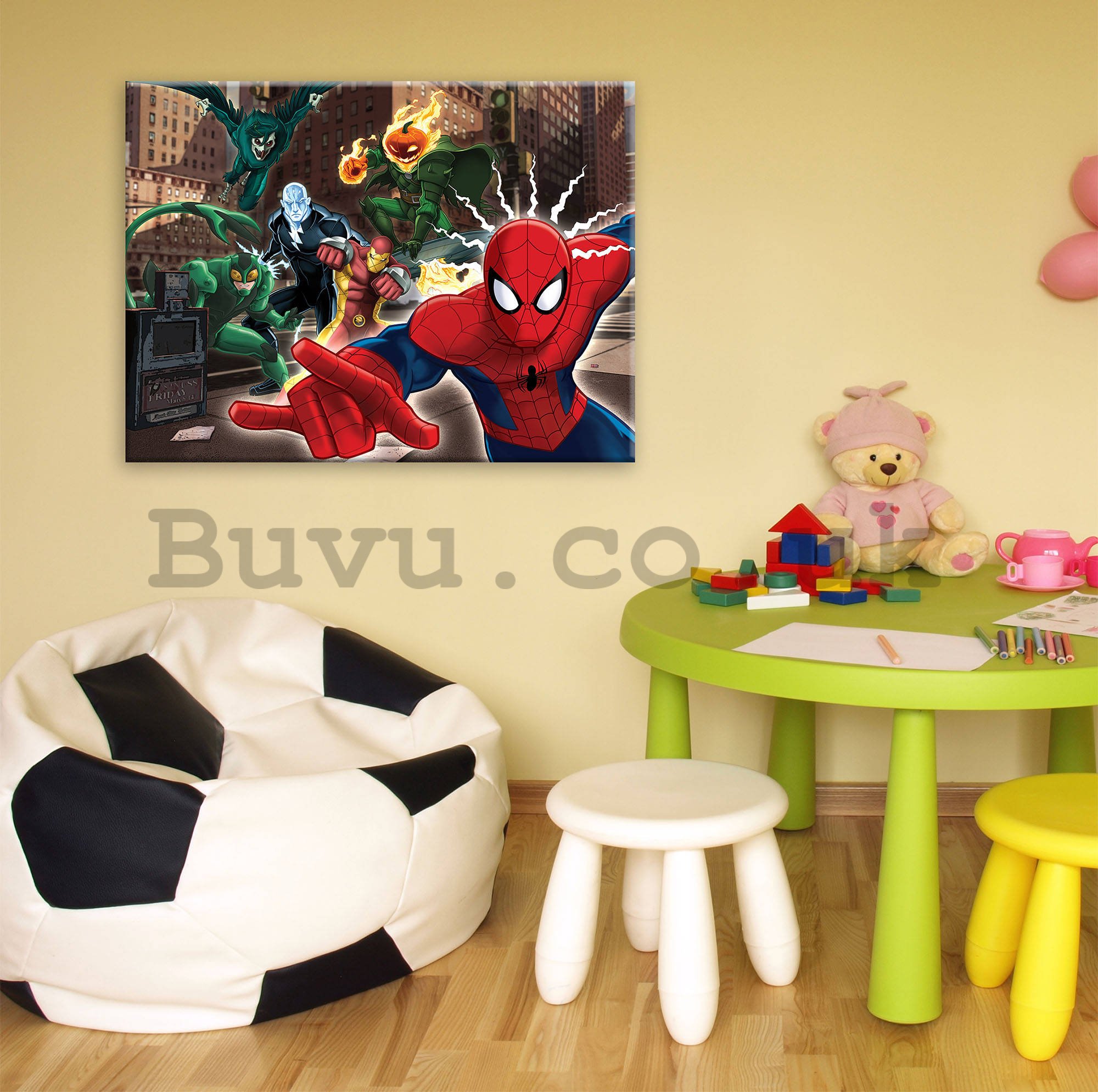 Painting on canvas: Ultimate Spider Man (1) - 100x75 cm