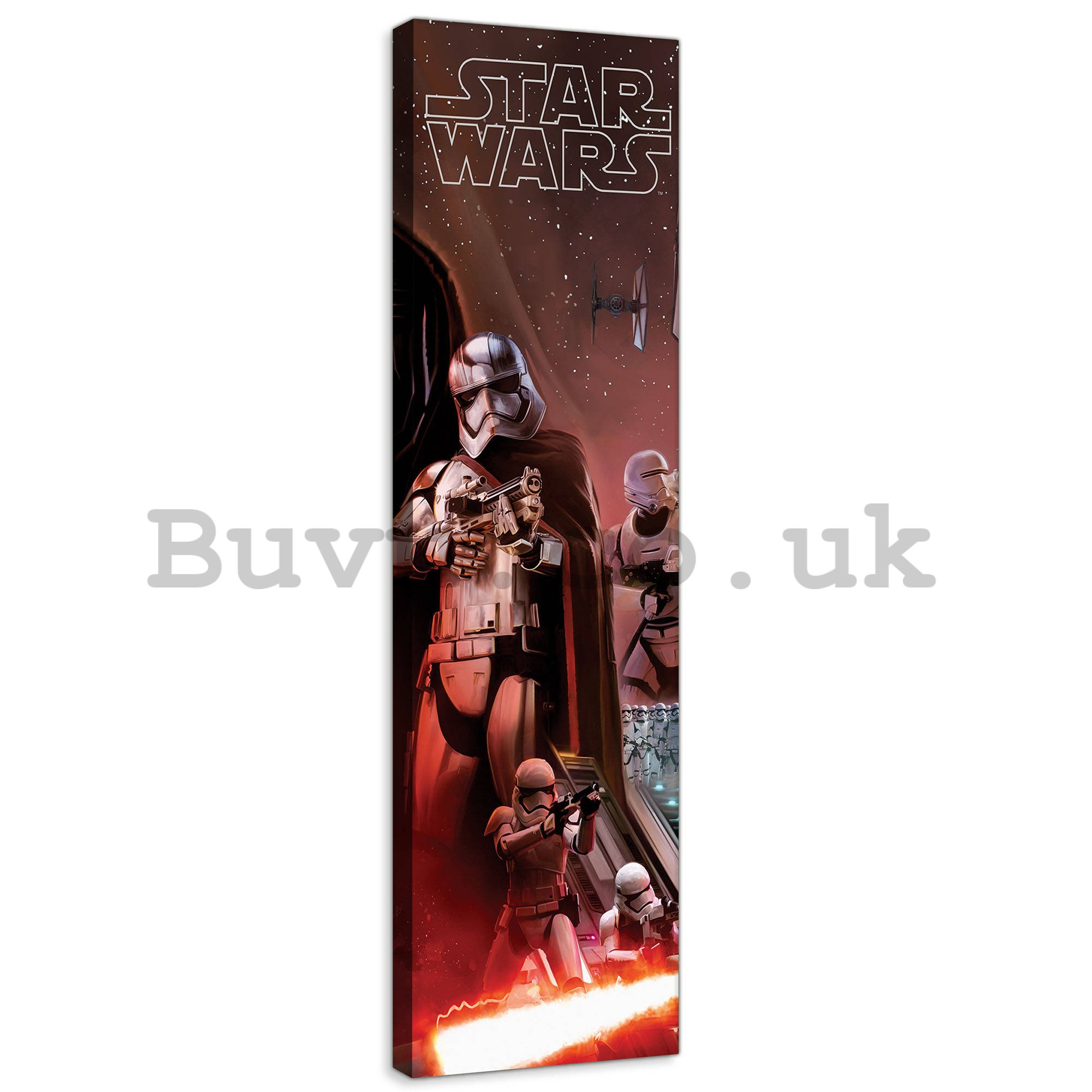 Painting on canvas: Star Wars Captain Phasma Poster - 45x145 cm