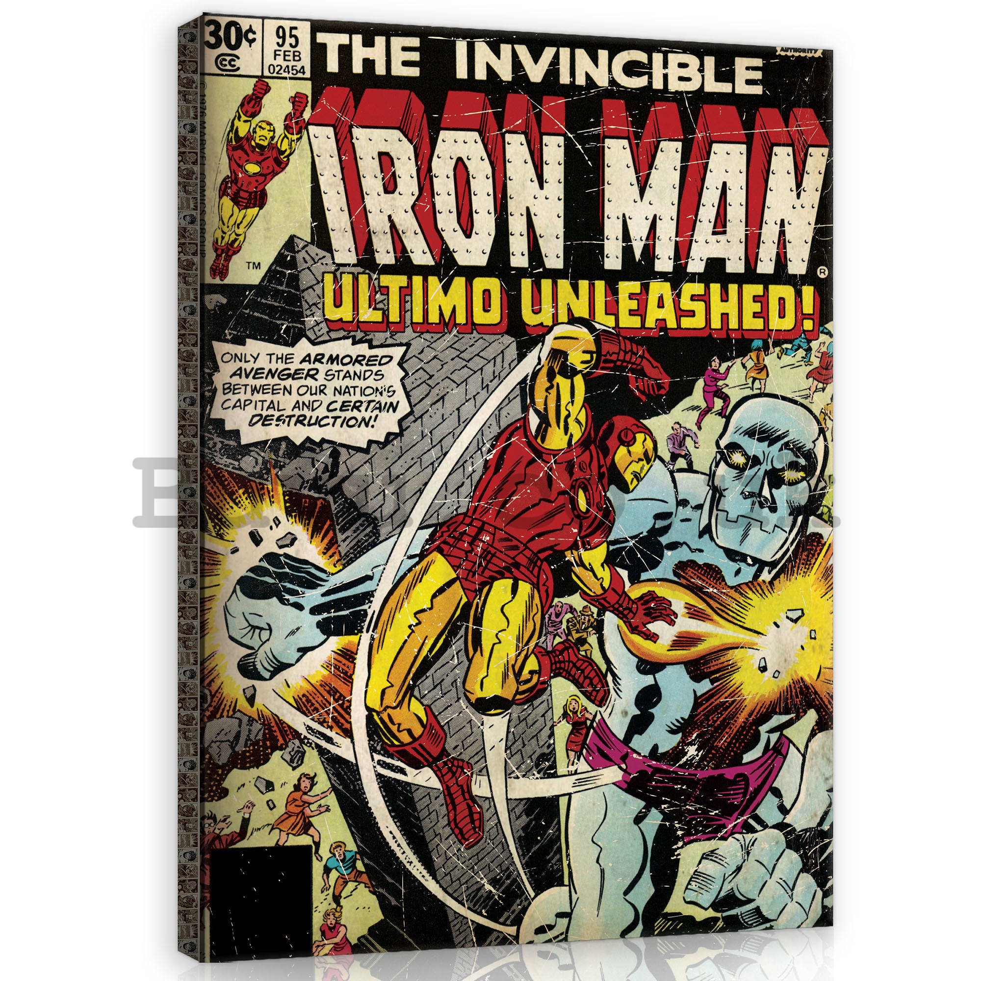 Painting on canvas: Iron Man (comics) - 80x60 cm