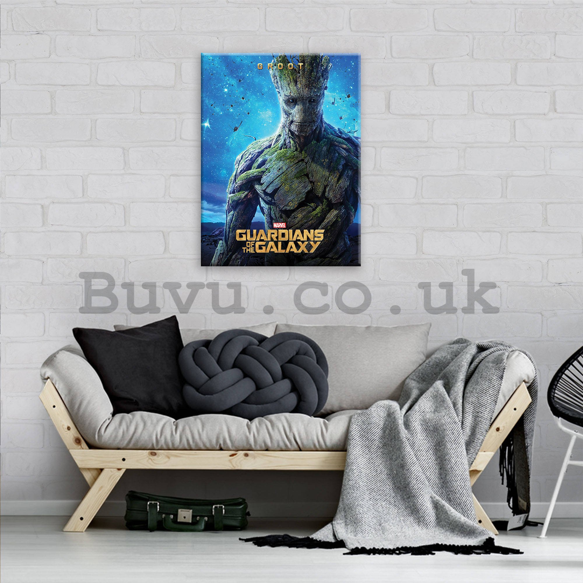 Painting on canvas: Guardians of The Galaxy Groot - 60x80 cm