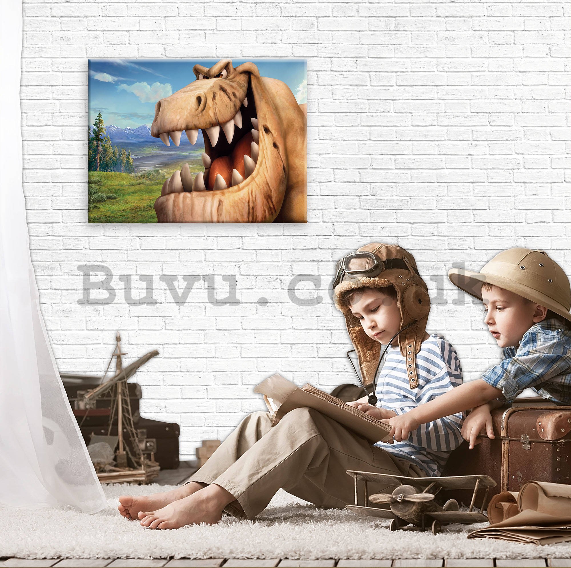 Painting on canvas: The Good Dinosaur Butch (4) - 80x60 cm