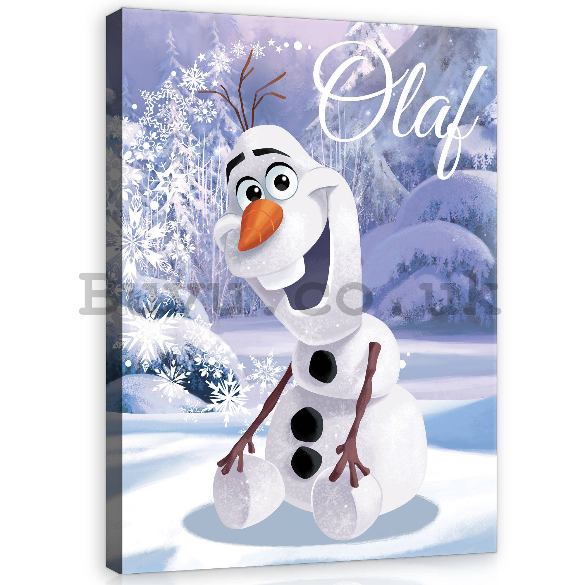 Painting on canvas: Frozen (Olaf) - 60x80 cm