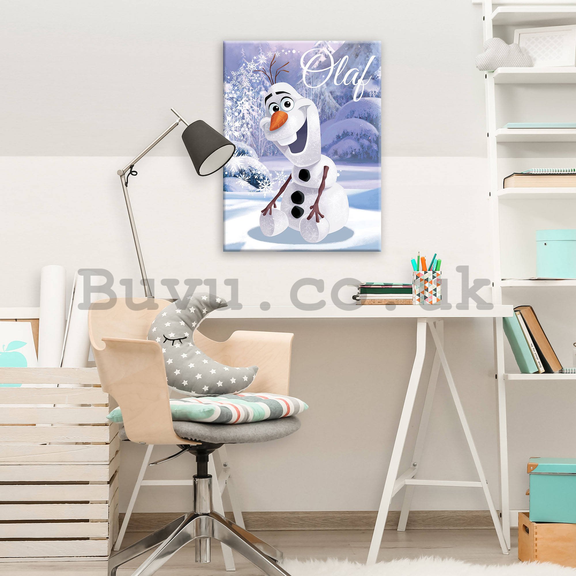 Painting on canvas: Frozen (Olaf) - 60x80 cm