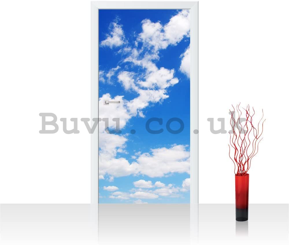 Photo Wallpaper Self-adhesive: Clouds (1) - 100x211 cm
