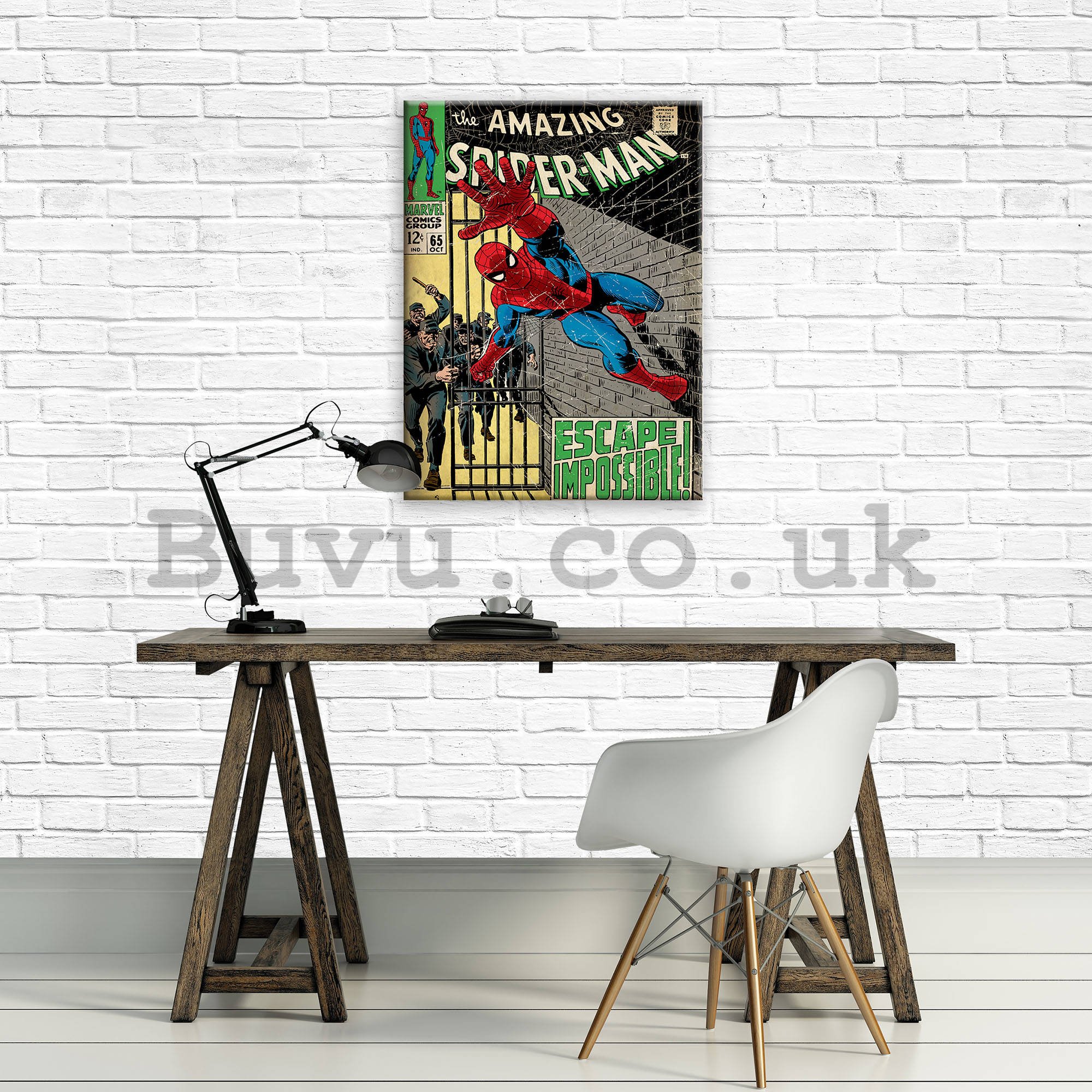 Painting on canvas: The Amazing Spider-Man (Escape Impossible) - 80x60 cm