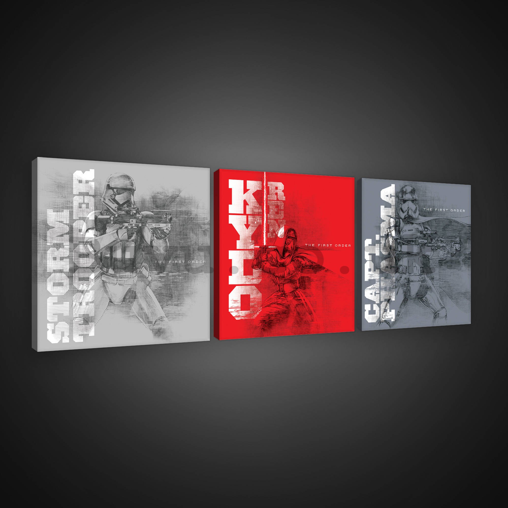 Painting on canvas: Star Wars Posters Collection - set 3pcs 25x25cm