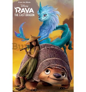 Poster - Raya And The Last Dragon (Sunset)
