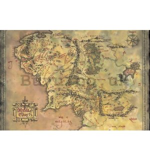 Poster - The Lord of the Rings (Middle Earth Map)