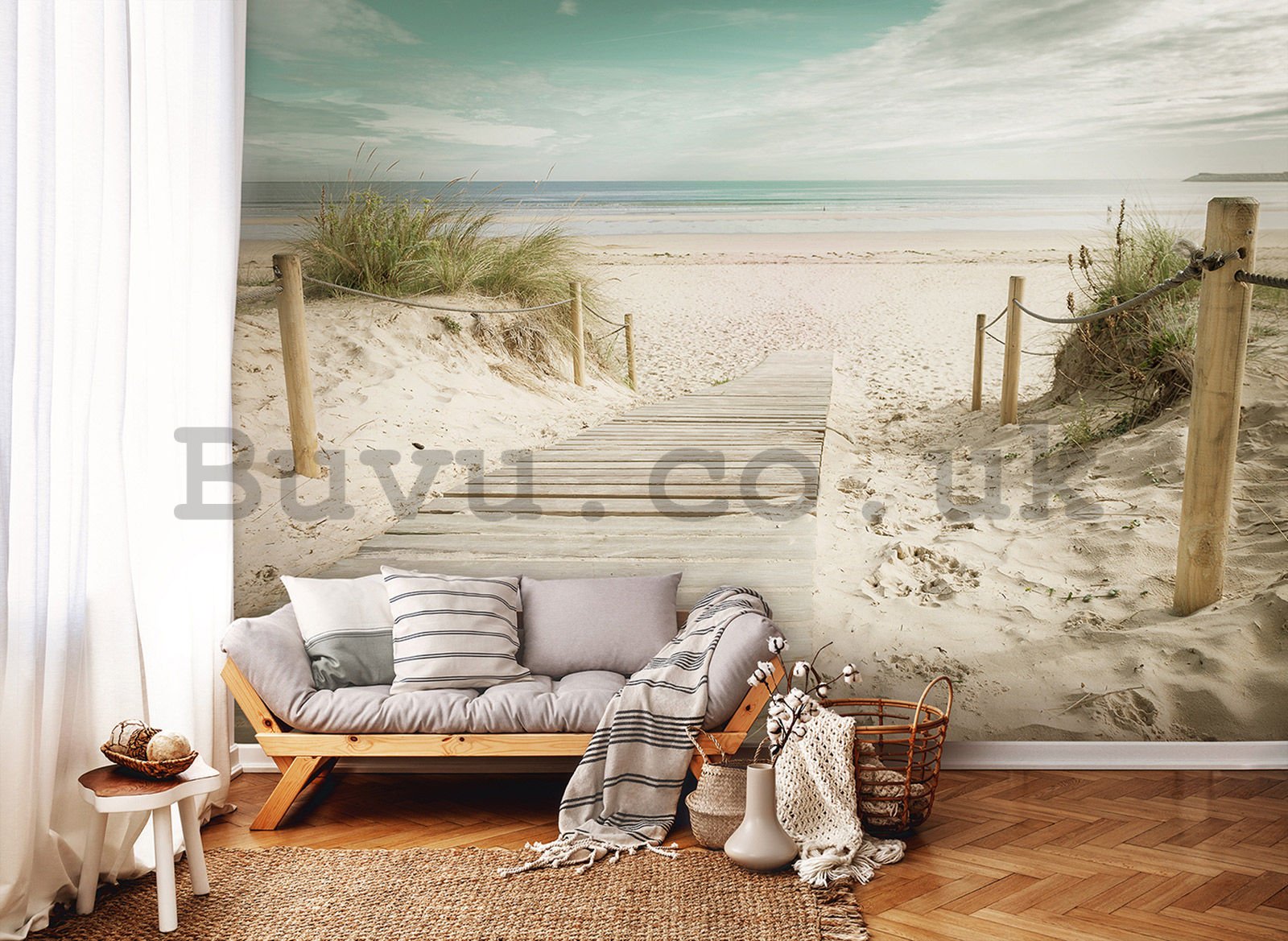 Wall Mural: Way to the beach (10) - 368x254 cm
