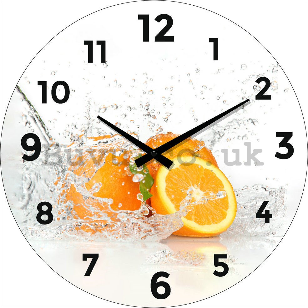 Glass wall clock: Big Ben:  - 34 cm