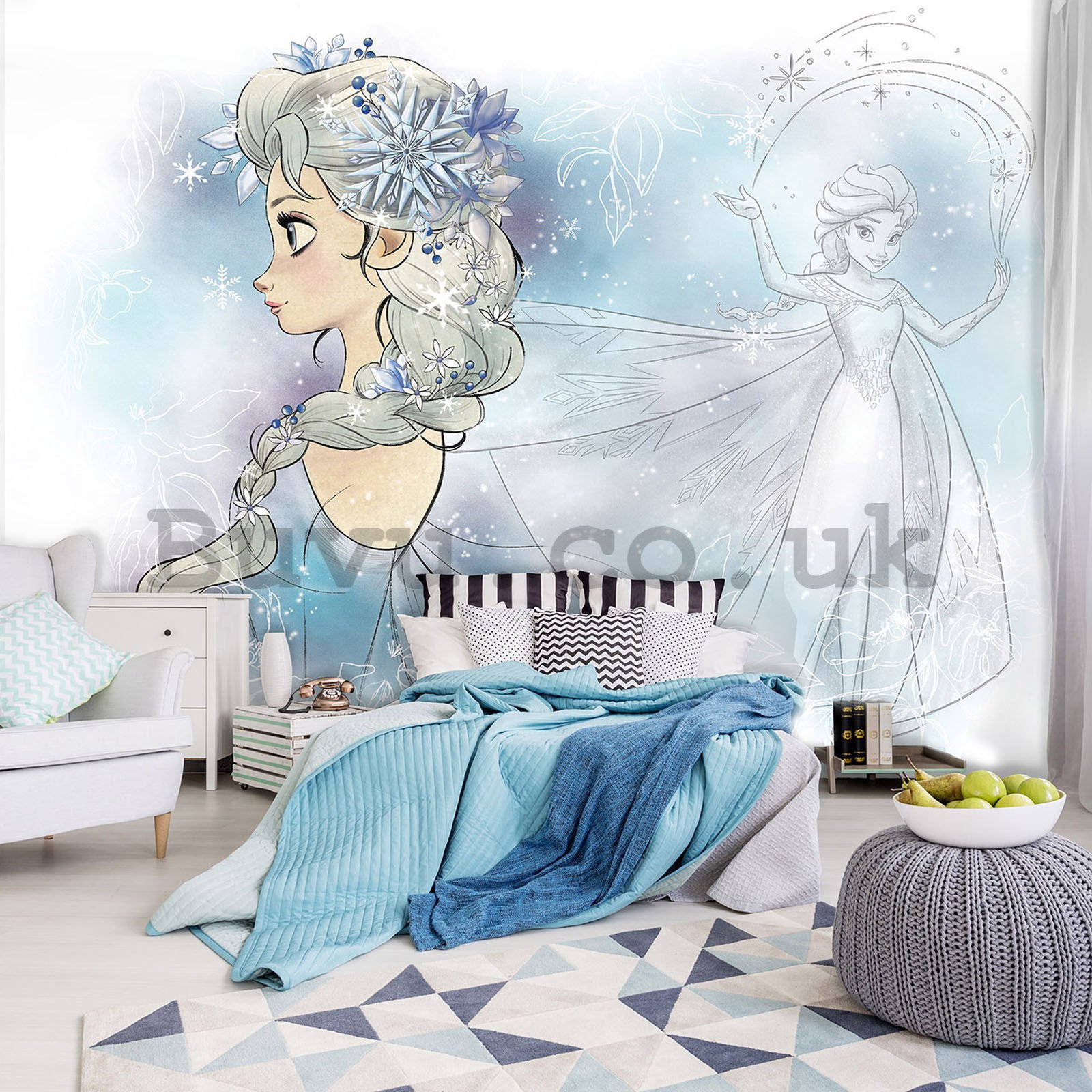 Wall mural vlies: Frozen Elsa (2) - 368x254 cm