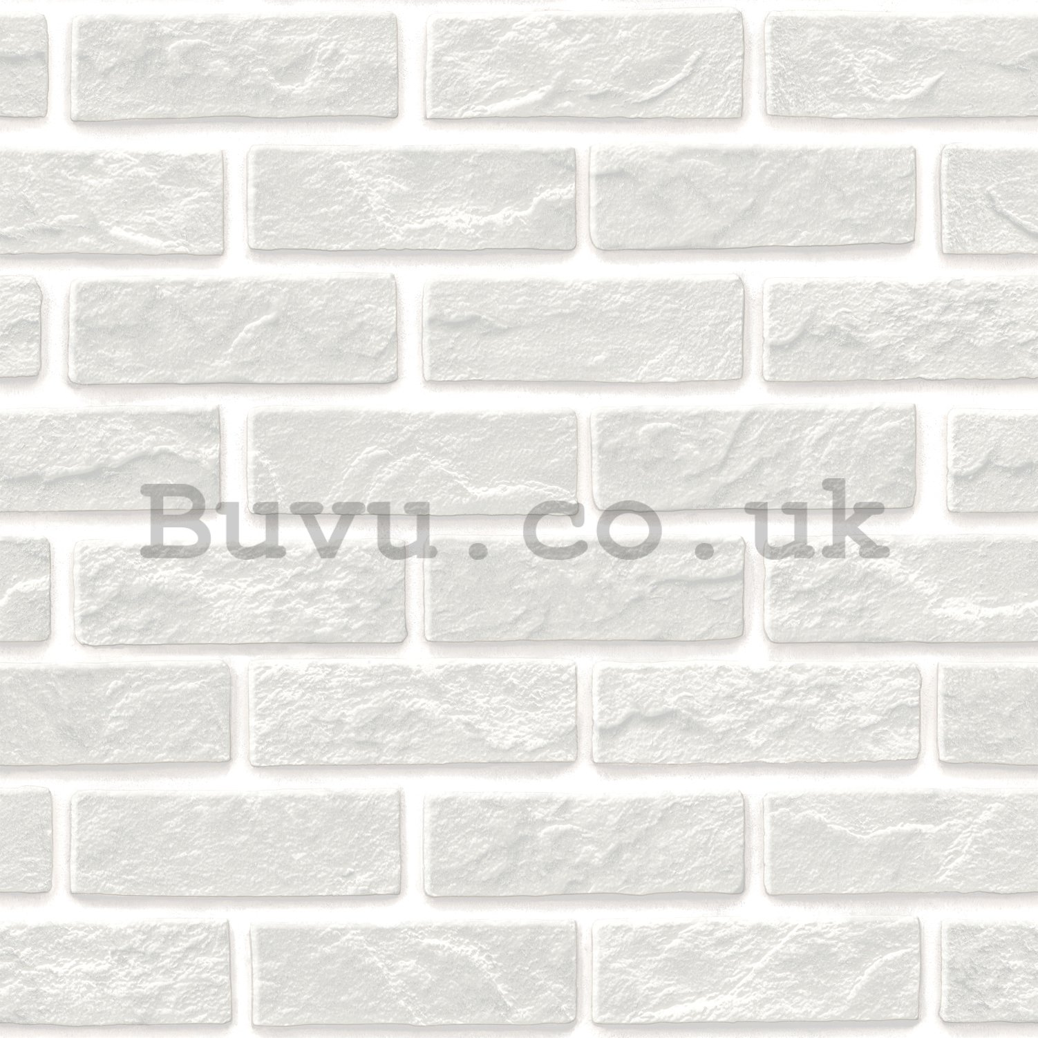 Vinyl wallpaper brick wall light gray