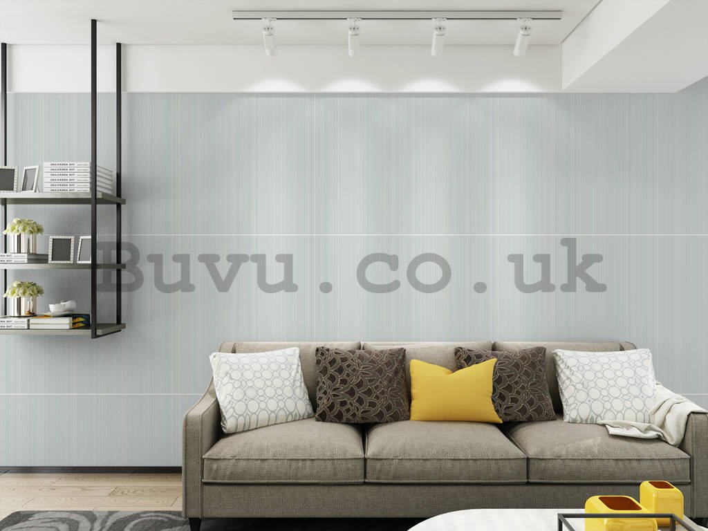 Vinyl wallpaper structured - thin stripes shade of light gray
