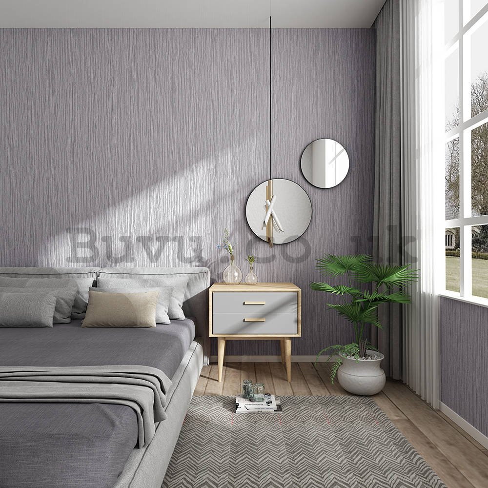 Vinyl wallpaper structured shade of gray (2)