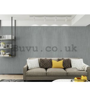 Vinyl wallpaper structured shade of silver-gray (6)