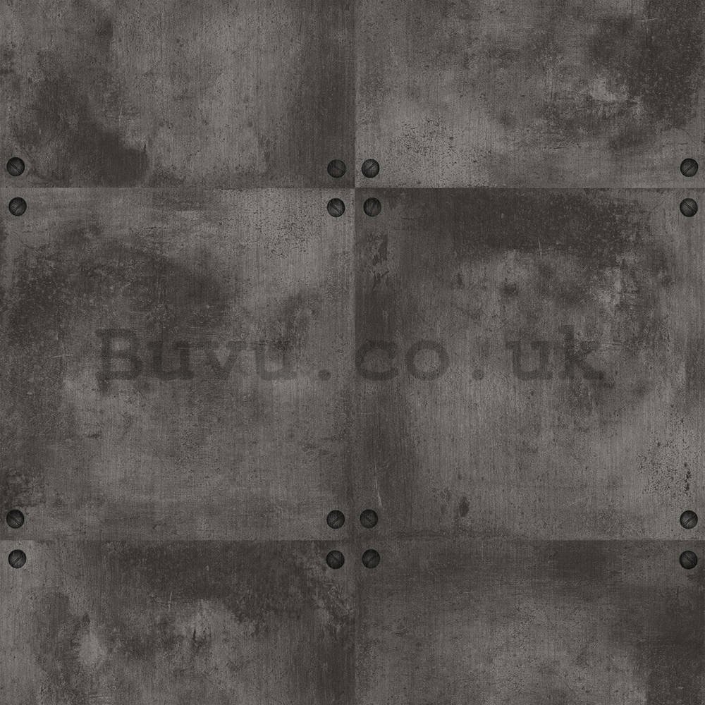 Vinyl wallpaper dark grey concrete surface