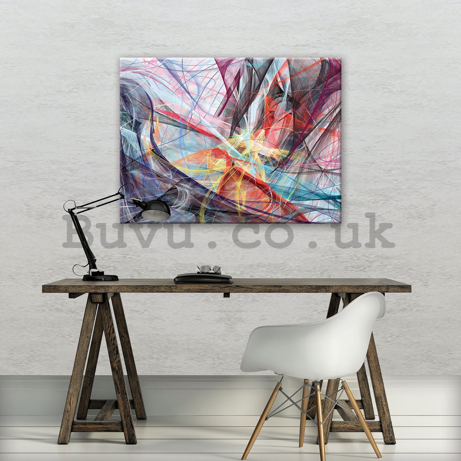 Painting on canvas: Modern Abstraction (2) - 80x60 cm