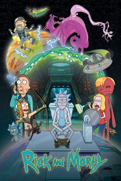 Poster - Rick and Morty (Toilet Adventure)