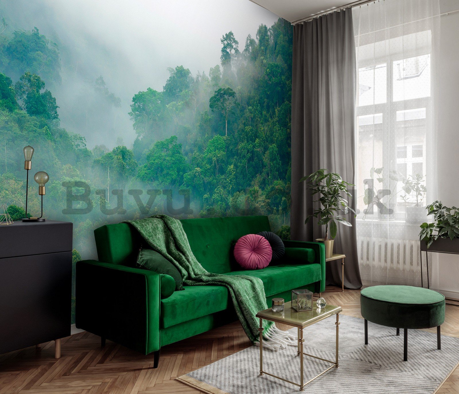 Wall mural vlies: Rainforest - 254x184 cm