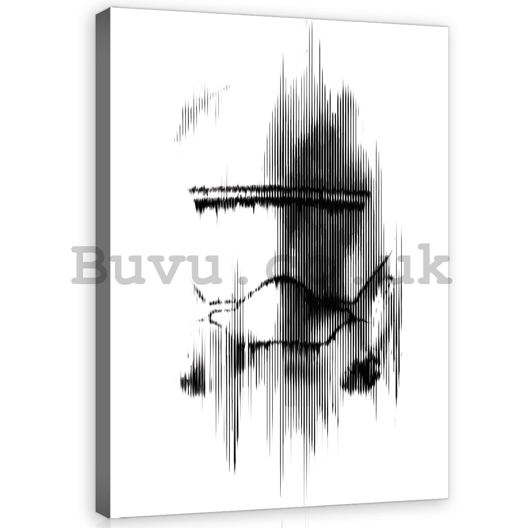 Painting on canvas: Star Wars First Order Jet Trooper - 75x100 cm