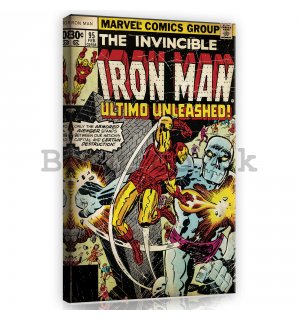 Painting on canvas: The Invincible Iron Man Ultimo Unleashed - 40x60 cm