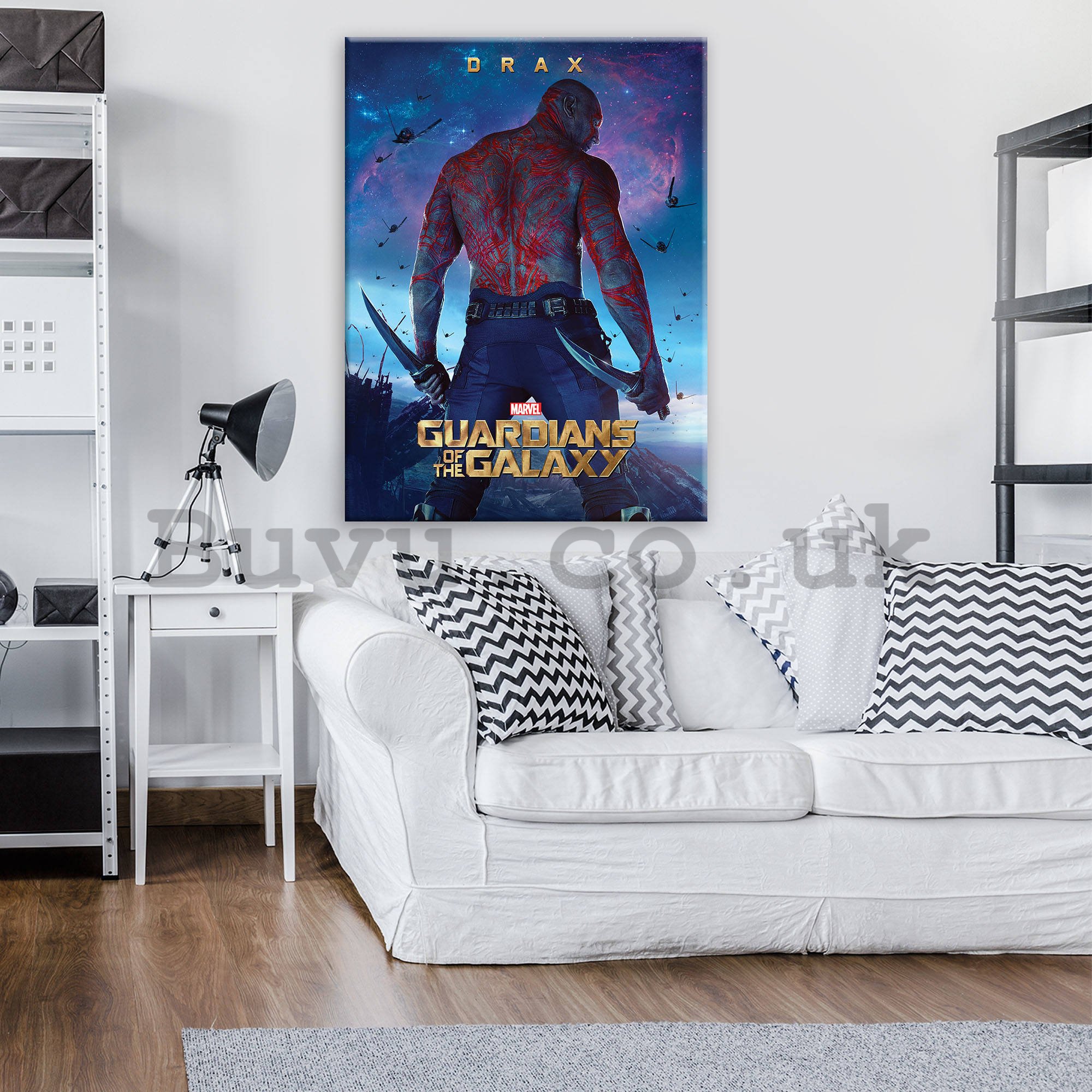 Painting on canvas: Guardians of The Galaxy Drax - 40x60 cm