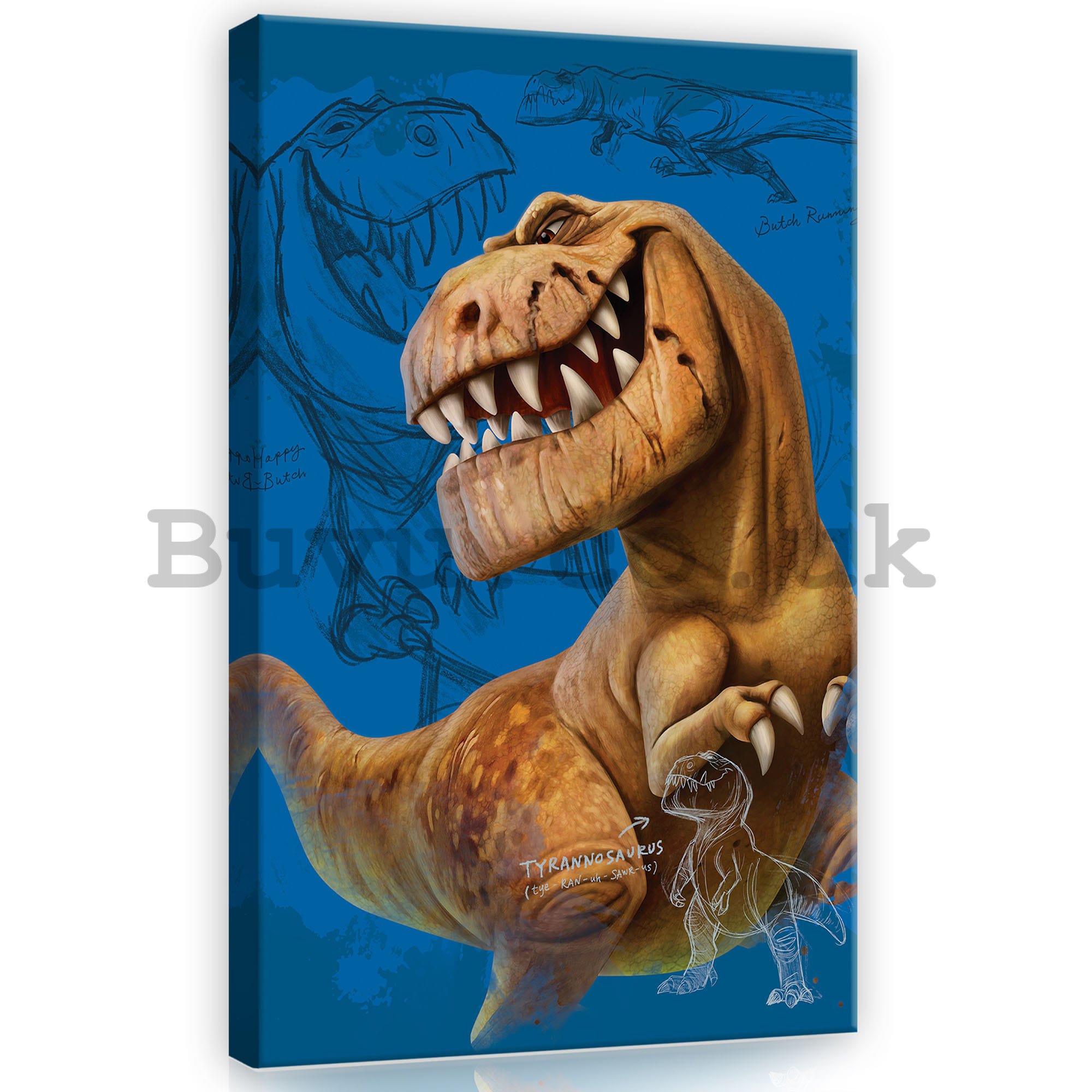 Painting on canvas: The Good Dinosaur Butch (2) - 40x60 cm