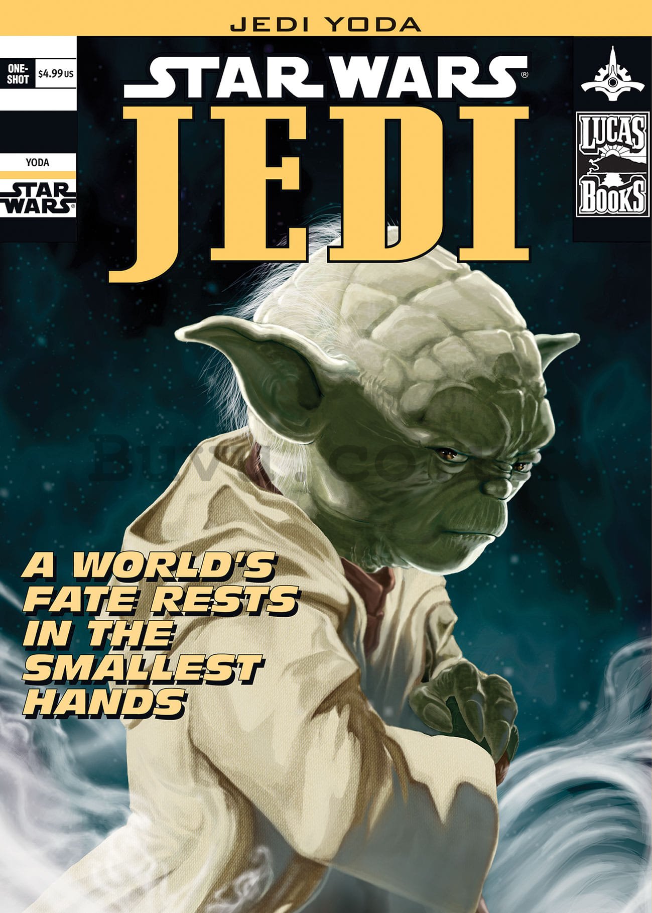 Painting on canvas: Star Wars Jedi Yoda - 50x70 cm