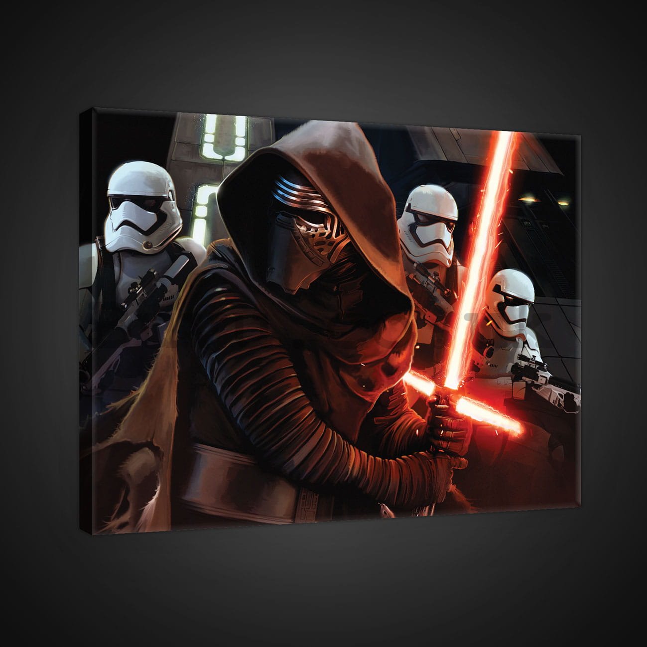 Painting on canvas: Star Wars Dark Lord Kylo Ren - 70x50 cm