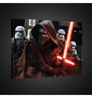 Painting on canvas: Star Wars Dark Lord Kylo Ren - 70x50 cm