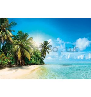 Poster: Sunny tropical beach