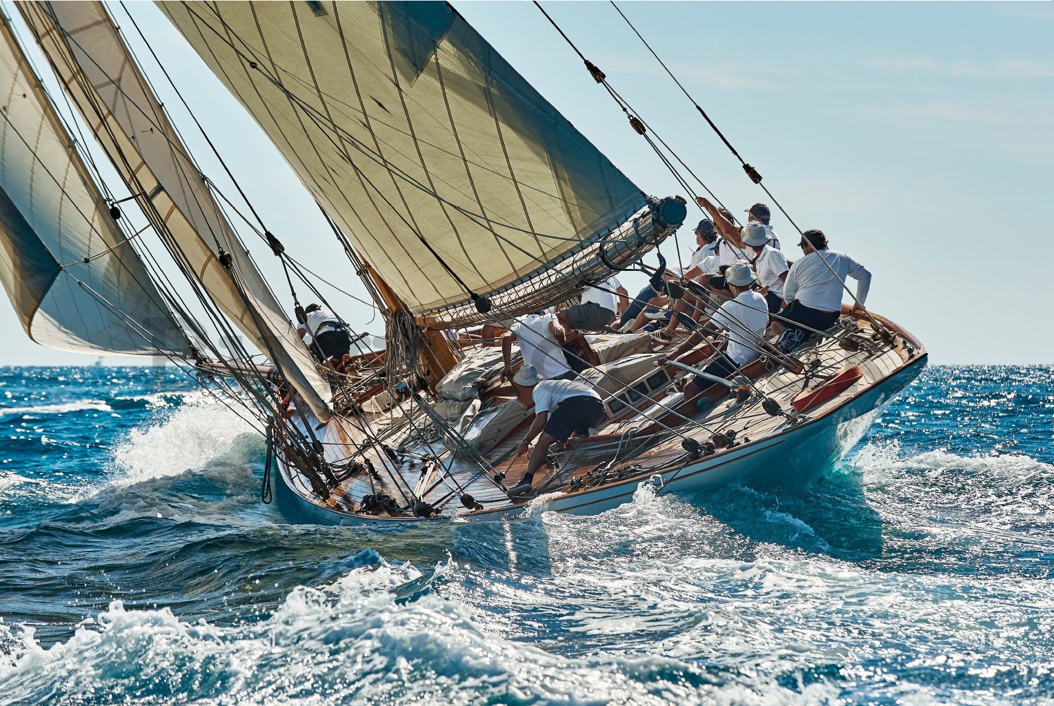 Poster: Racing yachting