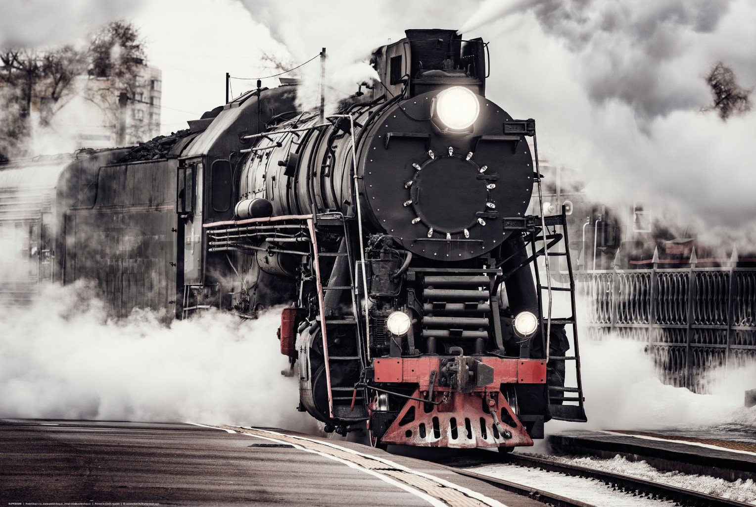 Poster: Steam locomotive