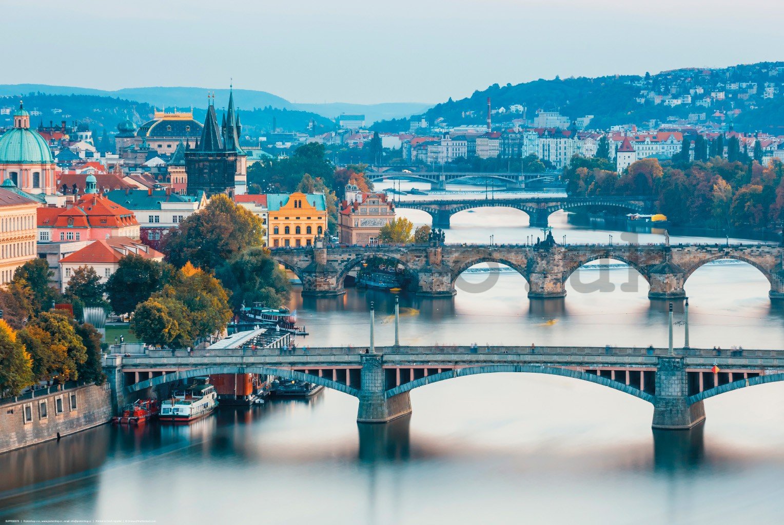 Poster: Bridges of Prague