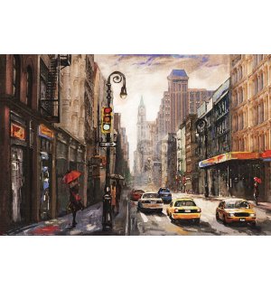Poster: Alley New York (oil painting)