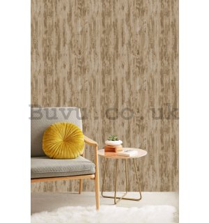 Vinyl wallpaper brown plaster