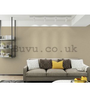 Vinyl wallpaper structured beige shade