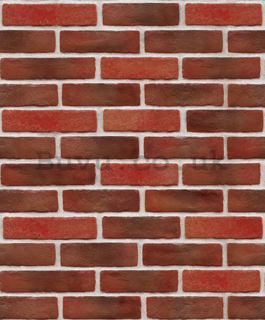 Vinyl wallpaper red brick wall (2)
