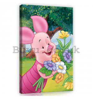 Painting on canvas: Winnie the Pooh (Piglet) - 40x60 cm