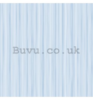 Vinyl wallpaper structured - thin stripes shade of light blue
